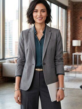 J. Crew 1035 Women's Wool Blazer, Size 2